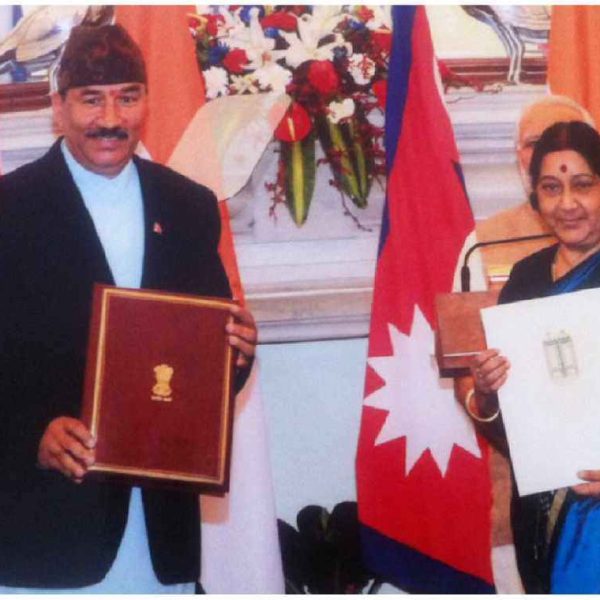 1. Signing of the MoU between Government of India and Government of Nepal _ Image Source_ MINISTRY OF FOREIGN AFFAIRS GOVERNMENT OF NEPAL_compressed